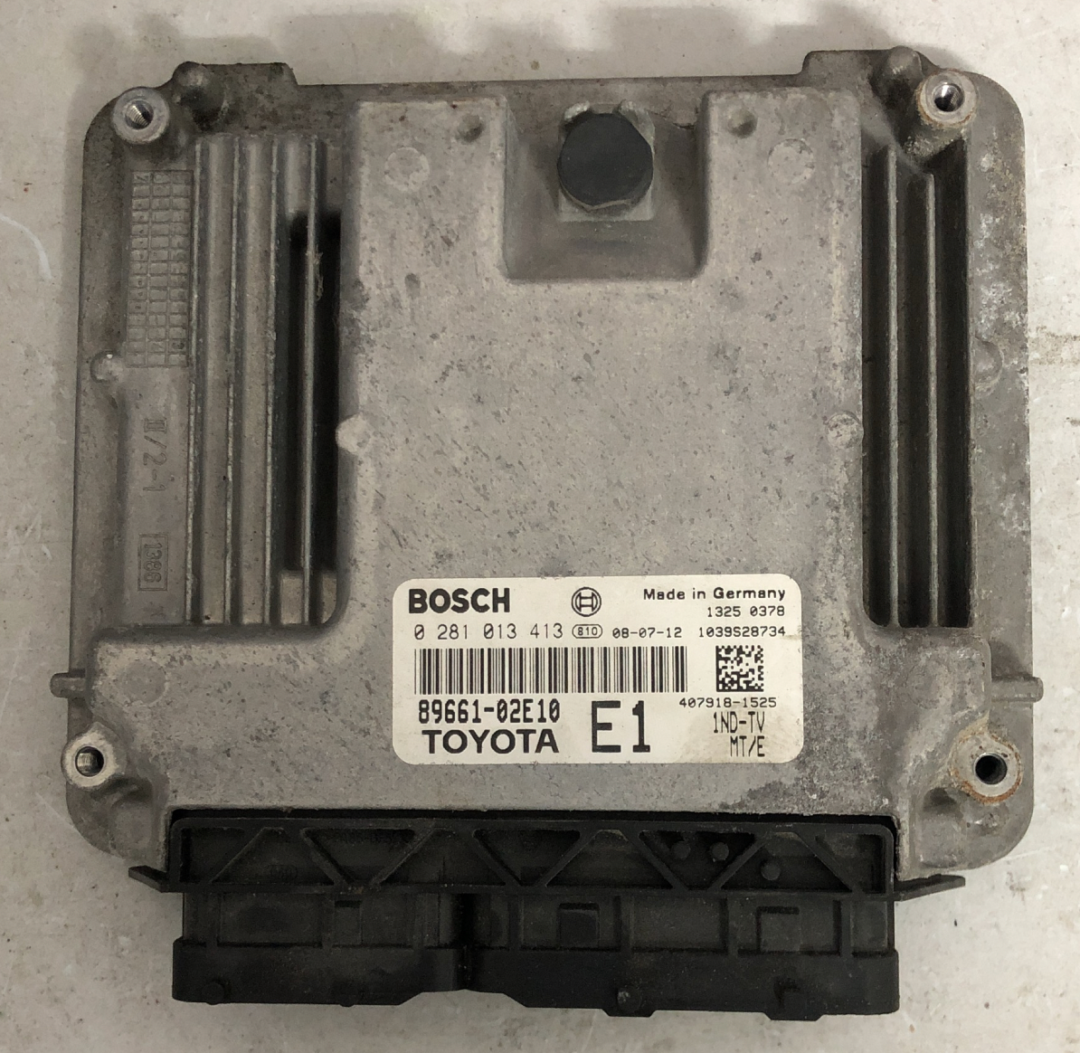 Toyota Auris 1.4 D-4D, 0281013413, 0 281 013 413, 89661-02E10, E1