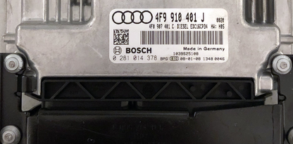 Plug & Play Bosch Engine ECU, Audi A6 3.0 TDI, 0281014378, 0 281 014 378, 4F9910401J, 4F9 910 401 J, EDC16CP34
