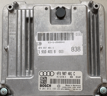 Bosch Engine ECU, Audi A6 2.7 TDI, 0281013193, 0 281 013 193, 4F0907401C, 4F0 907 401 C, EDC16CP34