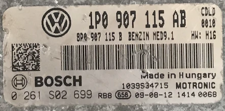 Seat Leon 2.0 FSI, 0261S02699, 0 261 S02 699, 1P0907115AB , 1P0 907 115 AB , MED9.1