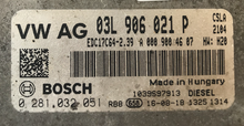 Bosch Engine ECU, VW Crafter 30/35/50 2.0 TDI, 0281032051, 0 281 032 051, 03L906021P, 03L 906 021 P