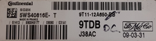 Ford, SID206, 5WS40816E-T, 9T11-12A650-DC, 9T1112A650DC, 9TDC, J38AC