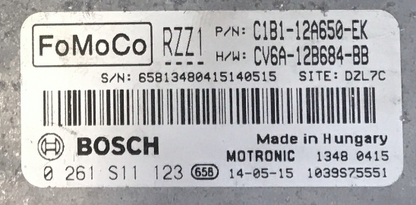 0261S11123, 0 261 S11 123, C1B112A650EK, C1B1-12A650-EK, CV6A12B684BB, CV6A-12B684-BB, RZZ1