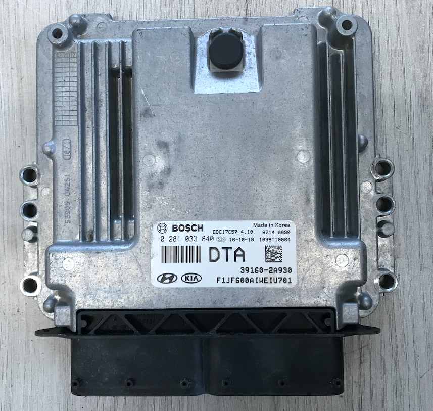 Bosch Engine ECU, KIA, 0281033840, 0 281 033 840, 391602A930, 39160-2A930, DTA, EDC17C57