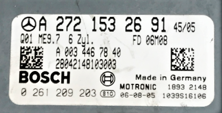 0261209203, 0 261 209 203, A2721532691, A 272 153 26 91, A0034467840, A 003 446 78 40, ME9.7
