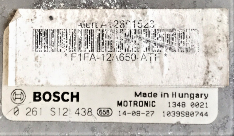 Ford, 0261S12438, 0 261 S12 438, F1FA12A650ATF, F1FA-12A650-ATF, 1039S80744