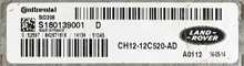Land Rover Defender 2.2D, S180139001D, S180139001 D, CH1212C520AD, CH12-12C520-AD, SID208