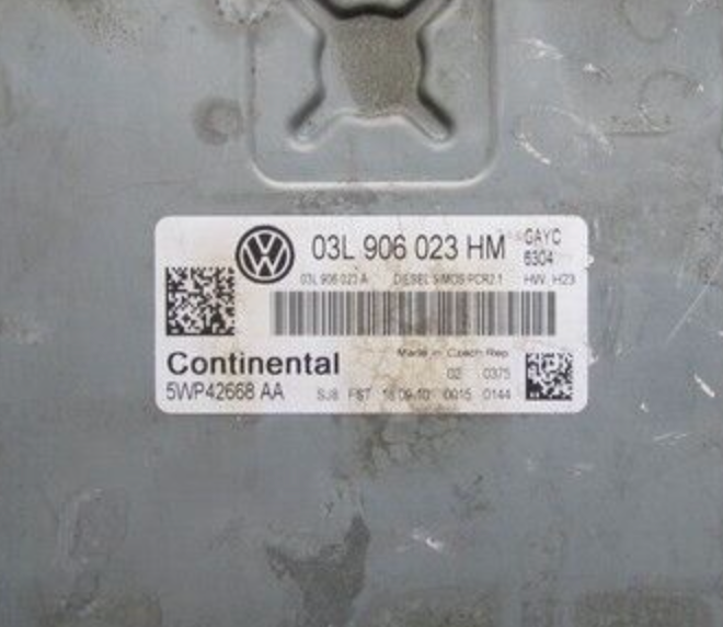 Seat, 03L906023HM, 03L 906 023 HM, 03L906023A, 03L 906 023 A, 5WP42668AA, 5WP42668 AA, DIESEL SIMOS PRC2.1