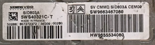  Siemens Engine ECU, Citroen 2.0HDi, 5WS40321C-T, SW9663467080, HW9655534080, SID803A