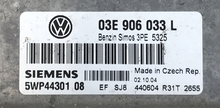 Siemens Engine ECU, VW Polo, 03E906033L, 03E 906 033 L, 5WP4430108, 5WP44301 08