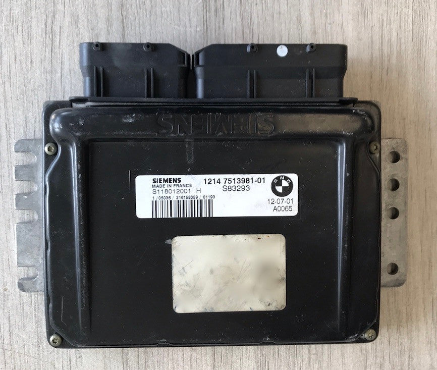 Siemens MINI Engine ECU, 12147513981-01, S118012001 H, S83293
