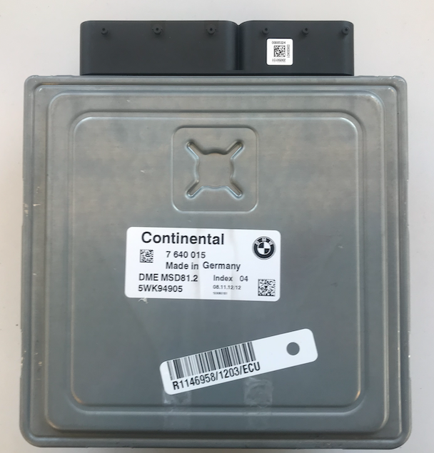 BMW, 7640015, 7 640 015, DME MSD81.2, INDEX 04, 5WK94905