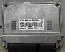 Skoda Fabia 1.6, Engine ECU, Siemens, Simos 9.1, 03D906023A, 03D 906 023 A, 5WP40807 04