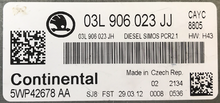 Skoda Superb, 03L906023JJ, 03L 906 023 JJ, 5WP42678 AA, DIESEL SIMOS PCR2.1