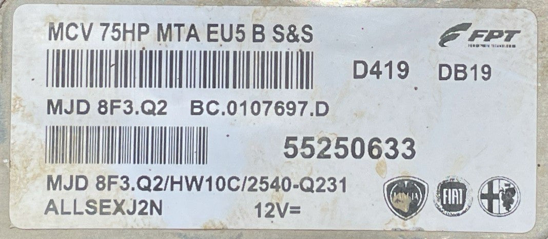MJD8F3Q2, MJD 8F3.Q2, 55250633, BC0107697D, BC.0107697.D, HW10C