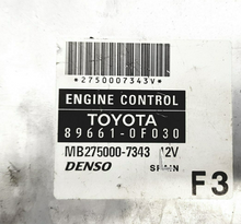 Toyota Corolla, 89661-0F030, MB275000-7343, F3