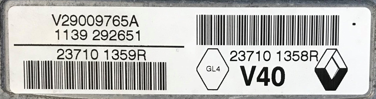 V29009765A, 237101359R, 23710 1359R, 237101358R, 23710 1358R, V40
