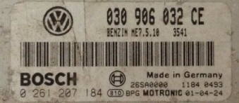 VW, 0261207184 , 0 261 207 184 , 030906032CE , 030 906 032 CE , ME7.5.10