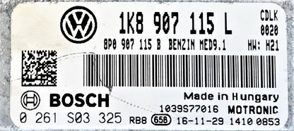VW, 0261S03325, 0 261 S03 325, 1K8907115L, 1K8 907 115 L, MED9.1