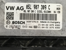 VW, 0281035649, 0 281 035 649, 05L907309C, 05L 907 309 C, MD1CS004