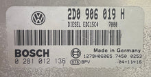 0281012136, 0 281 012 136, 2D0906019H, 2D0 906 019 H, EDC15C4