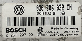 VW Polo 1.4, 0261207201 , 0 261 207 201 , 030906032CM , 030 906 032 CM , ME7.5.10, 26SA7113