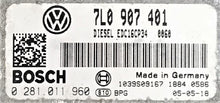 VW Touareg 3.0 TDI, 0281011960, 0 281 011 960, 7L0907401, 7L0 907 401, EDC16CP34