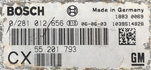 Vauxhall Astra 1.9, 0281012656, 0 281 012 656, 55 201 793, 55201793,CX