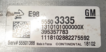 Vauxhall Insignia, 55503335, 1310101000000X, 395357783, 55501366, E98