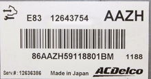 12643754, AAZH, E83, 12636386