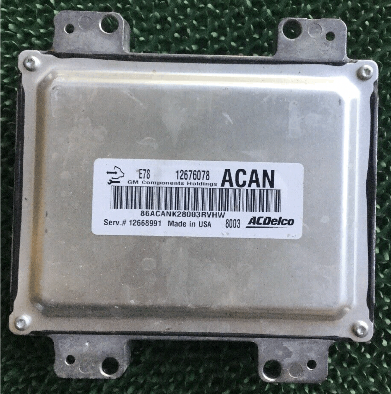 Vauxhall, Opel, 12676078, ACAN, E78, 12668991