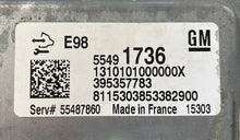 Vauxhall, Opel, 55491736, 1310101000000X, 395357783, 55487860, E98