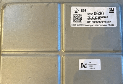 Vauxhall, Opel, 55500630, 1310101000000X, 395357783, 55498848, E98