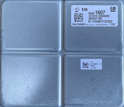 Vauxhall, Opel, 55501607, 1310101000000X, 395357783, 55498848, E98