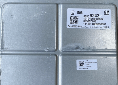 Vauxhall, Opel, 55509243, 1310101000000X, 395357783, 55501366, E98