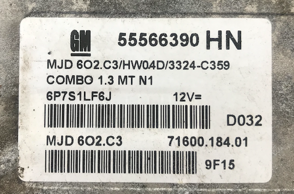 55566390HN, 55566390 HN, 7160018401, 71600.184.01, MJD 6O2.C3