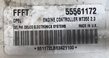 Vauxhall Opel Engine ECU, Z16XEP, 55561172, FFFT, MT35E