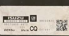 Vauxhall Zafira, Astra 1.7 ,898000 8208, MB275800-4672, 98000820, CQ