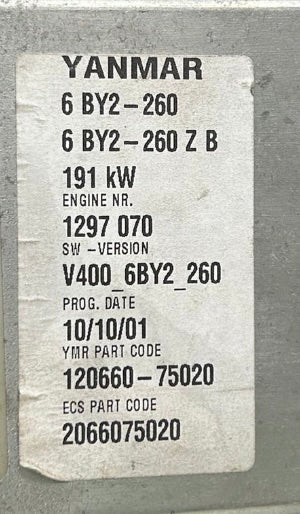 ECU para motor de barco Yanmar Bosch Plug & Play de 191 KW (260 CV), 0281013255, 0 281 013 255, DDE7824025, DDE 7 824 025