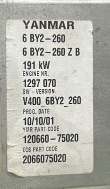 ECU para motor de barco Yanmar Bosch Plug & Play de 191 KW (260 CV), 0281013255, 0 281 013 255, DDE7824025, DDE 7 824 025