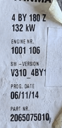 Plug & Play Bosch Yanmar Boat Engine ECU, 0281013254, 0 281 013 254, DDE7824024, DDE 7 824 024, 2065058, 120650-75010, 2065075010, 1039S14157
