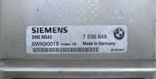 Plug & Play Siemens Engine ECU, BMW 325i, 7536649, 7 536 649, 5WK90019, Index 08, DME MS43