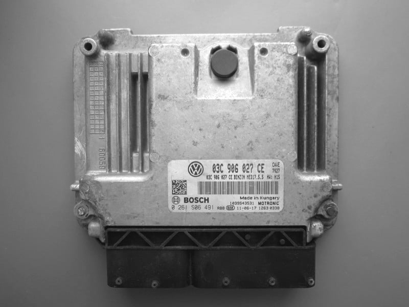 Skoda Fabia 1.4 TSI, 0261S06491, 0 261 S06 491, 03C906027CE, 03C 906 027 CE, 1039S43501, MED17.5.5