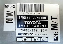 Servicio de reparación de la ECU del motor Denso, Toyota Surf Hilux 3.0L Auto, 89661-3D100, 896613D100, 1758001316, 175800-1316, 1KZ-TE