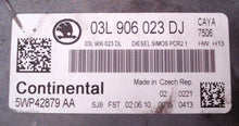 ECU de motor Continental Plug & Play, Skoda, 03L906023DJ, 03L 906 023 DJ, 5WP42879AA, 5WP42879 AA, DIESEL SIMOS PCR2.1