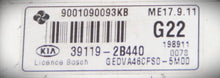 Plug & Play Engine ECU, Kia, 9001090093KB, 391192B440, 39119-2B440, G22, ME17.9.11
