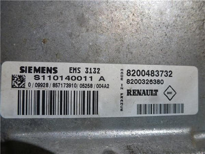 Plug & Play Siemens Engine ECU, Renault, S110140011 A, 8200483732, 8200326380, EMS3132